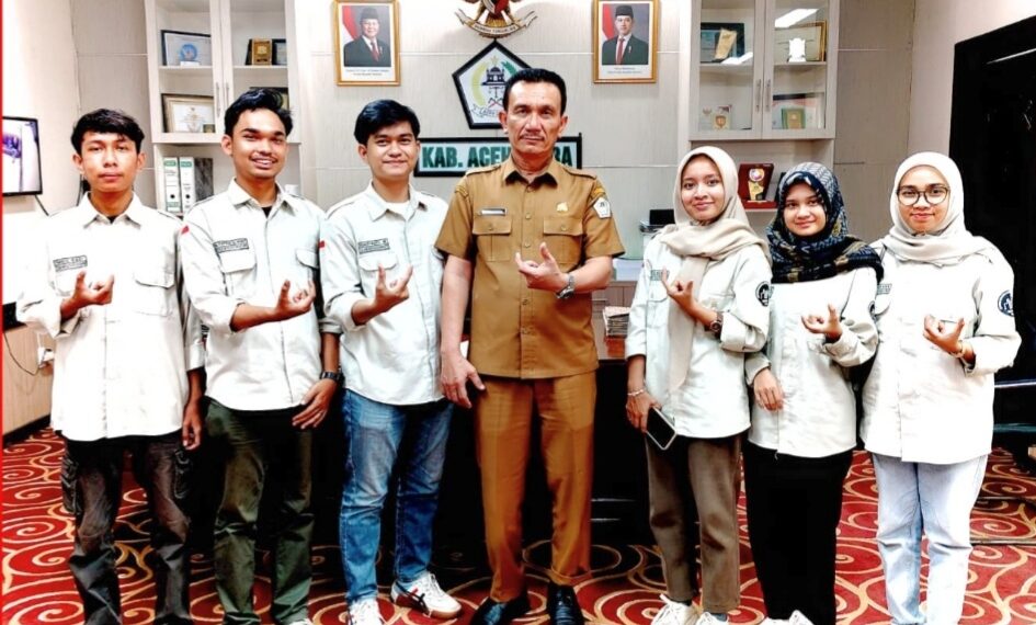 Plt. Sekda Aceh Utara Terima Audiensi Mahasiswa Teknik USK Terkait Survei Studio Wilayah