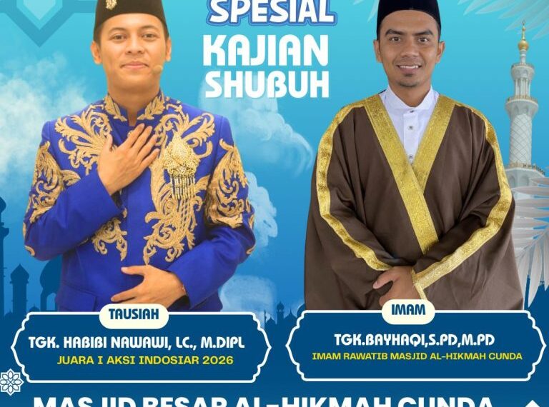 Juara I AKSI Indosiar 2026 Habibi Nawawi Bakal Isi Kajian Shubuh di Masjid Al-Hikmah Cunda