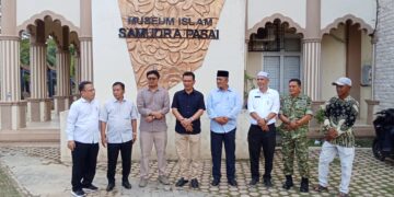Plt Sekda Aceh Utara Jamaluddin Tinjau Lokasi Rencana Pembangunan Pesantren Modern di Samudera