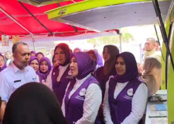 Ibu Tito Karnavian Sambangi Stand Perpusip Aceh Utara: Membaca Bukan Cuma buat Anak Sekolah