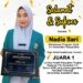 Nadia Sari Mahasiswa STIKes PNAD Harumkan Aceh, Raih Juara 1 Edukasi Kesehatan Nasional