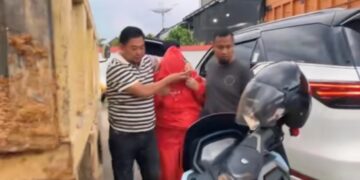 Polres Aceh Utara Ringkus Sepasang Pengedar Narkoba SPBU Blang Peuria Geudong, 1 Kg Sabu Dalam Kemasan Teh Cina Disita