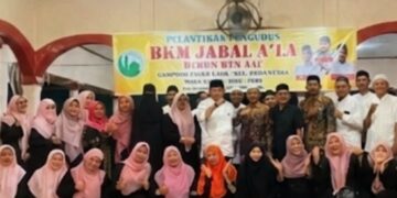 Resmi Dilantik, Badan Kemakmuran Mushalla Jabal A’la Komplek BTN AAF Gampong Paloh Lada Siap Memakmurkan Umat