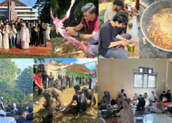 Lebaran Tanpa Pulang, IKAMAPA Bogor Obati Rindu dengan Qurban dan Kuah Beulangong