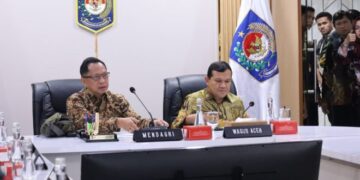 Wagub Aceh Perkuat Koordinasi dengan Kemendagri dan Satgas PRR untuk Penguatan Fiskal Daerah serta Percepatan Pemulihan Aceh