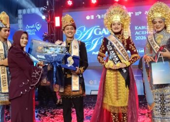 Saidul Qausar dan Mud Maina Dinobatkan sebagai Agam Inong Aceh Utara 2026