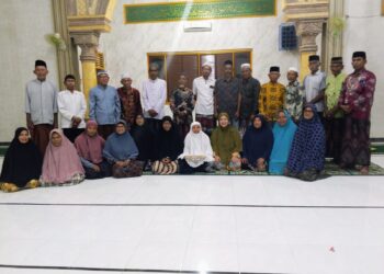 Suasana Khidmat Pelepasan Calon Jemaah Haji di Meunasah Bangka Jaya
