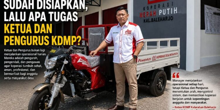 Manager Profesional Sudah Disiapkan, Lalu Apa Tugas Ketua dan Pengurus KDMP?