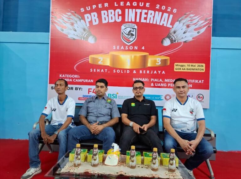 SUPER LEAGUE 2026 PB BBC, Ajang Menjunjung Sportivitas dan Solidaritas Pecinta Badminton