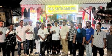 Kapolres Lhokseumawe Tinjau Pos Siskamling Pusong Lama, Dorong Peran Aktif Warga Jaga Kamtibmas