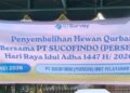 Rayakan Idul Adha 1447 H, PT Sucofindo Unit Pelayanan Lhokseumawe Gelar Penyembelihan Hewan Qurban