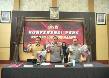 Polres Lhokseumawe Ringkus Otak Pelaku Pembunuhan dan Penembakan di Alue Lim