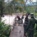 Kodim 0108/Agara Rehabilitasi Jembatan Gantung Penghubung Dua Desa di Kecamatan Ketambe, Aceh Tenggara