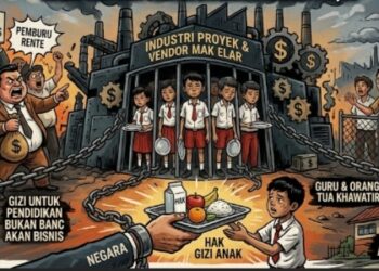 Menolak Pura-Pura Peduli: Ketika Gizi Anak Sekolah Disandera Industri Proyek