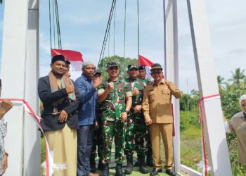 Sinergi Pemkab Aceh Utara dan TNI, Jembatan Perintis Syamtalira Aron Resmi Dioperasikan