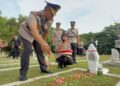 Polres Lhokseumawe Gelar Ziarah Rombongan di TMP Blang Panyang, Kenang Jasa Pahlawan Jelang HUT Bhayangkara ke-80