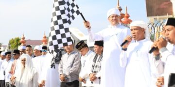 Bupati Ayahwa Pimpin Pawai Tahun Baru Islam 1448 H di Aceh Utara