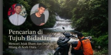 Tim SAR Cari Dua Remaja Hilang di Air Terjun Tujuh Bidadari
