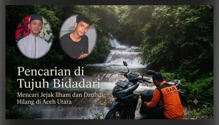Tim SAR Cari Dua Remaja Hilang di Air Terjun Tujuh Bidadari