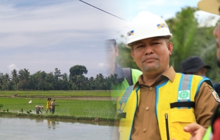 Ribuan Petani Wilayah Tengah Aceh Utara Sukses Tanam Padi Usai Bendungan Kreung Pasee diresmikan