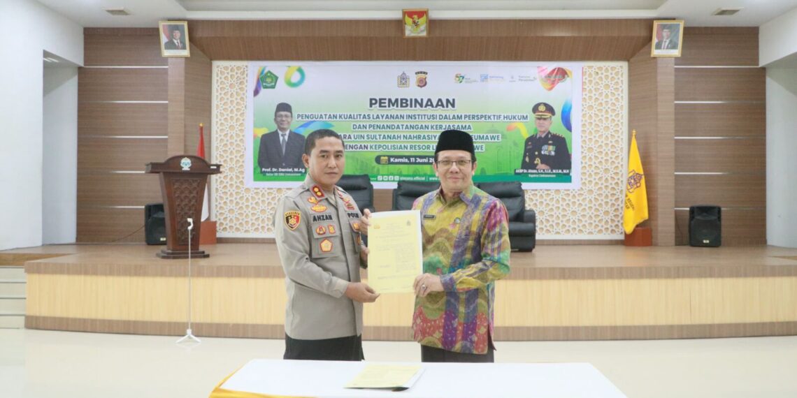 Polres Lhokseumawe – UIN SUNA Teken Mou Strategis, Perkuat Kualitas Pelayanan Publik