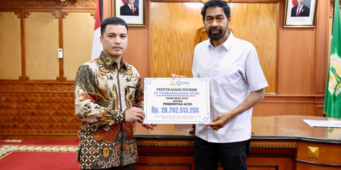 PT PEMA Kembali Cetak Laba, Serahkan Dividen Rp28,76 Miliar untuk Pemerintah Aceh