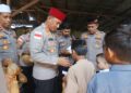 HUT Bhayangkara ke-80, Kapolres Lhokseumawe Beri Santunan ke Anak Yatim