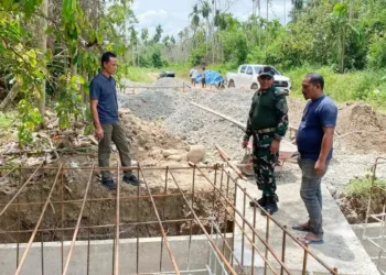 Gercep! Dandim Aceh Utara Tinjau Langsung Proyek 10 Jembatan Pascabencana