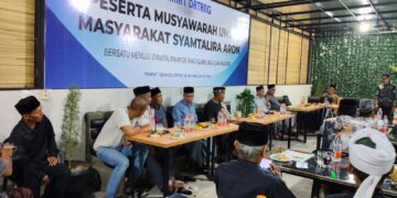 Wujudkan Wilayah Islami, Maju, dan Mandiri, Tokoh dan Masyarakat Syamtalira Aron Gelar Musyawarah Umum