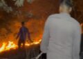 Kebakaran Lahan Kembali Terjadi, Polsek Muara Dua Imbau Warga Tidak Membakar Sampah Sembarangan Saat Musim Kemarau