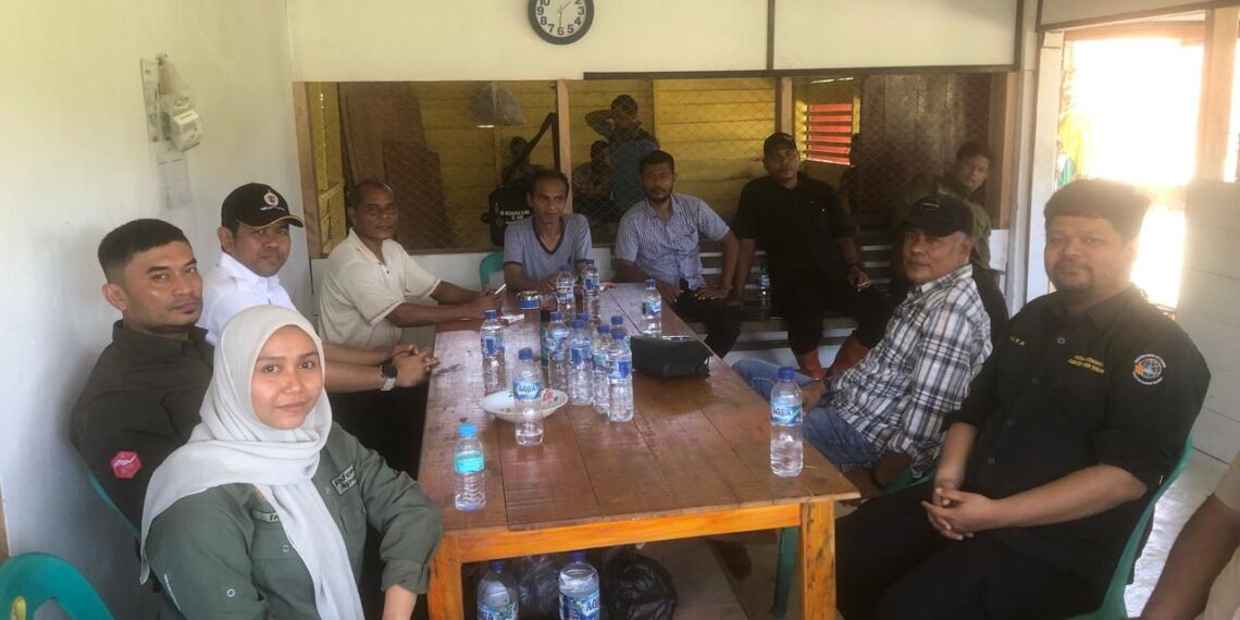 Dampingi BRA, BPN Provinsi, Ketua BRA Aceh Utara Verifikasi Lahan Eks Kombatan di Paya Bakong