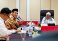 Perjuangkan Status Wakaf Lapangan Blang Padang, Wagub Aceh Temui Menko Yusril