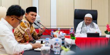 Perjuangkan Status Wakaf Lapangan Blang Padang, Wagub Aceh Temui Menko Yusril