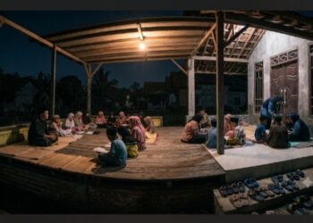 Mahasiswa KPM UIN Sultanah Nahrasiyah Ajarkan Ngaji dan Lestarikan Warisan Arab Melayu di Aceh Utara