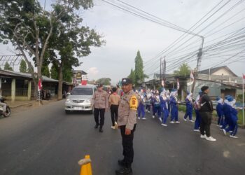 Meriahkan HUT RI ke-81, Polisi Amankan Pawai Karnaval di Samudera