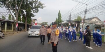 Meriahkan HUT RI ke-81, Polisi Amankan Pawai Karnaval di Samudera
