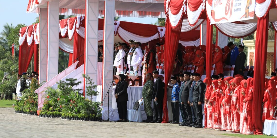 Upacara HUT ke-81 RI di Aceh Utara Berlangsung Khidmat dan Sukses