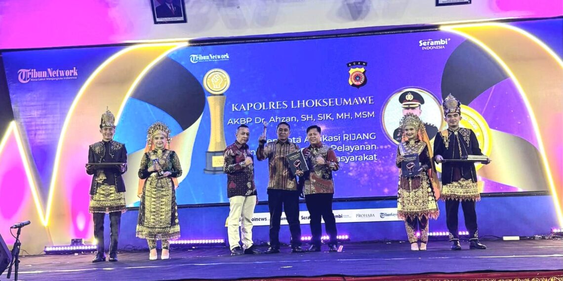 Gebrakan Sang Pemimpin, Kapolres Lhokseumawe Raih Serambi Awards 2026 Lewat Inovasi Rijang
