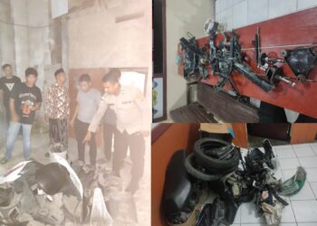 Polres Lhokseumawe Amankan Dua Terduga Pelaku Curanmor di Kawasan Wisata Goa Jepang, Satu Pelaku Masih Diburu