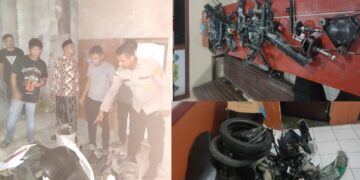 Polres Lhokseumawe Amankan Dua Terduga Pelaku Curanmor di Kawasan Wisata Goa Jepang, Satu Pelaku Masih Diburu