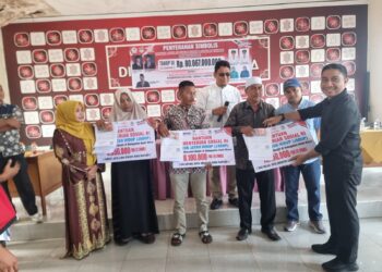 Ibu PKK Aceh Utara Serahkan Jadup Rp80 Miliar Secara Simbolis di Dewantara