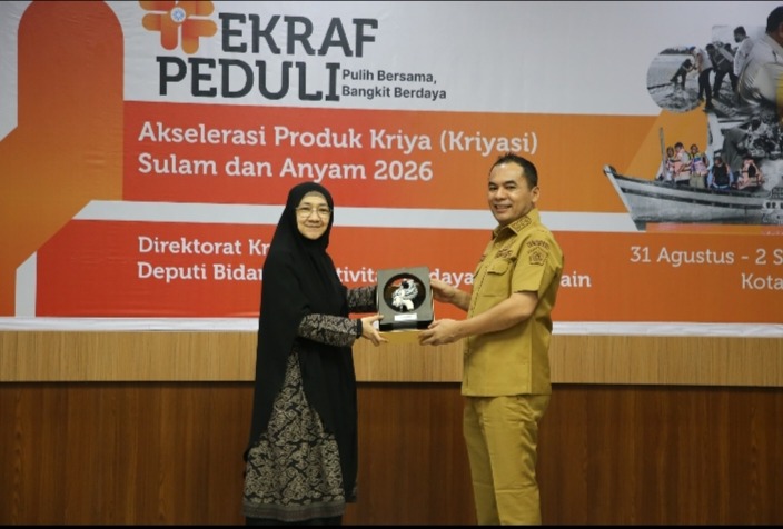 Kemenekraf Dorong Pemulihan Ekonomi Pelaku Kriya Terdampak Bencana melalui Program Kriyasi di Lhokseumawe
