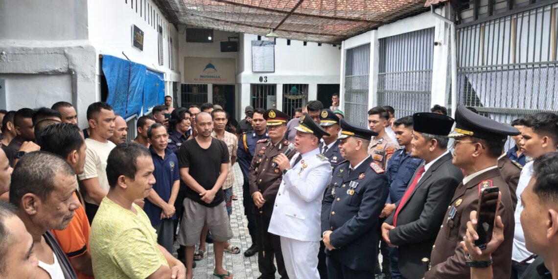Bupati Aceh Utara Ajak Warga Binaan Lapas Lhoksukon Bangkit dan Berubah