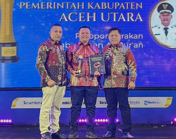 Bupati Ayah Wa Raih Serambi Award 2026 Kategori Pelopor Gerakan Membumikan Al-Qur’an