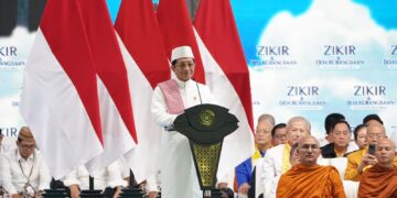 Menag Nasaruddin Umar di Zikir dan Doa Kebangsaan: Kerukunan Adalah Modal Utama Pembangunan