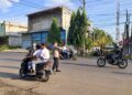 Polsek Samudera Gelar Strong Point, Pastikan Arus Lalu Lintas dan Aktivitas Pelajar Aman