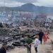 Kebakaran Hebat Landa Pasar Jagong Jeget, 96 Kios dan Ruko Ludes Terbakar