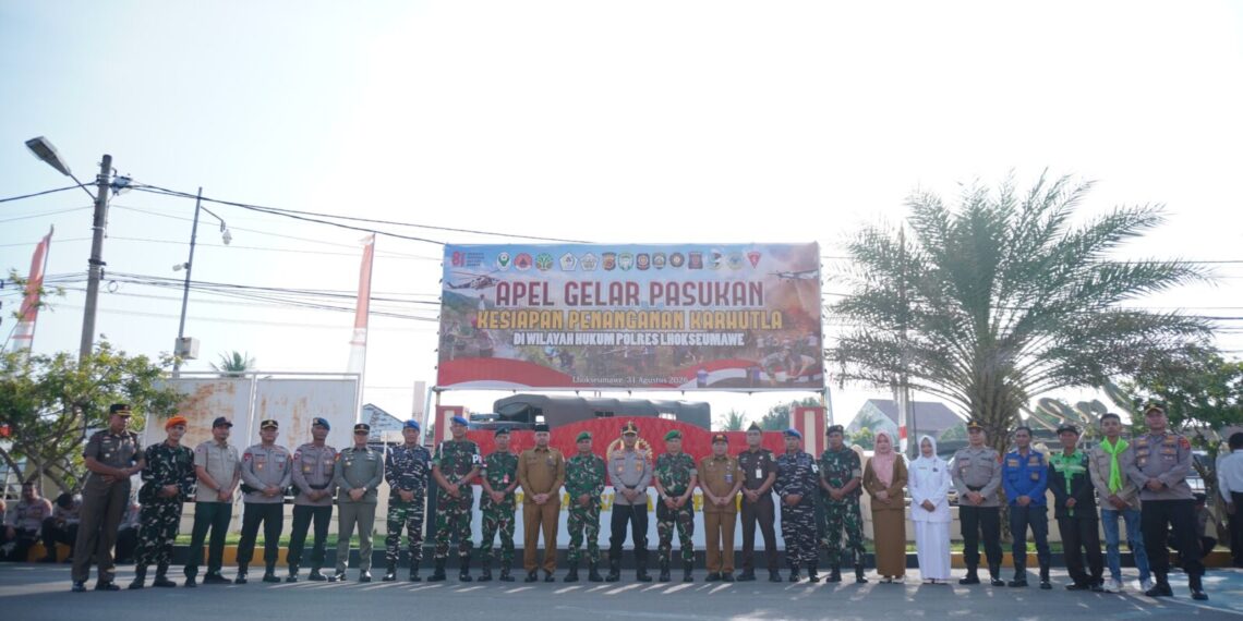 Pemkab Aceh Utara Bersama TNI-Polri Siaga Hadapi Karhutla