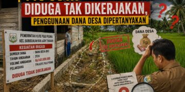 Dugaan Mangkrak Proyek Irigasi Senilai Rp140 Juta di Desa Pulo Peding Aceh Tenggara, Pj Pengulu Bungkam
