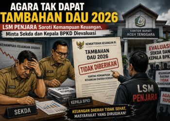 DAU Tambahan 2026 Tak Masuk, LSM PENJARA: Siapa yang Harus Bertanggung Jawab? Sekda dan Kepala BPKD Diminta Dievaluasi